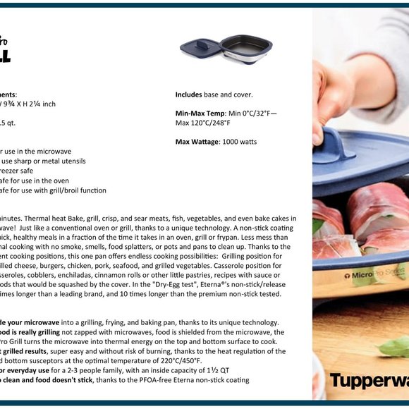 Tupperware’s MicroPro™ Grill - Picture 2 of 7